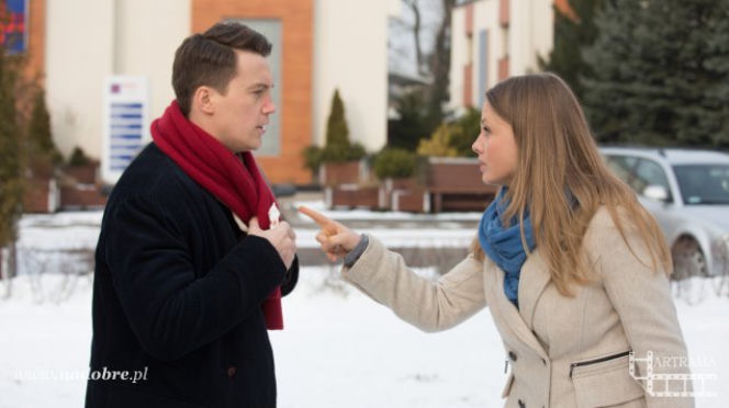 Na dobre i na złe odc. 593. Ola (Anna Karczmarczyk), Janek (Krzysztof Kwiatkowski)