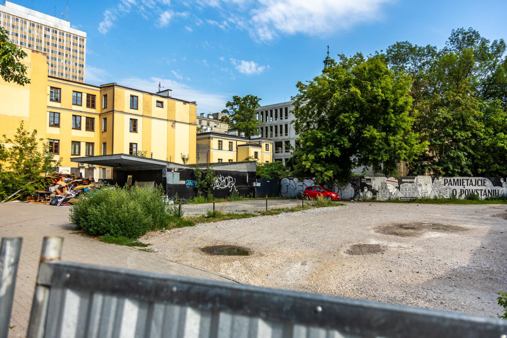 Plac budowy Roma Tower w Warszawie