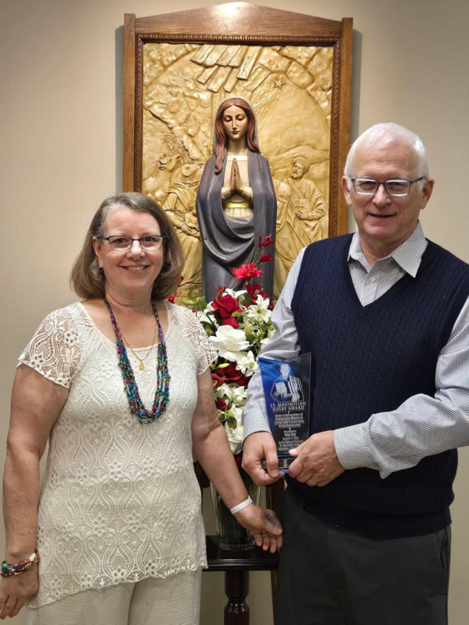 Pomnik św. Maksymiliana Marii Kolbego odsłonięty w Marytown w  Libertyville, IL