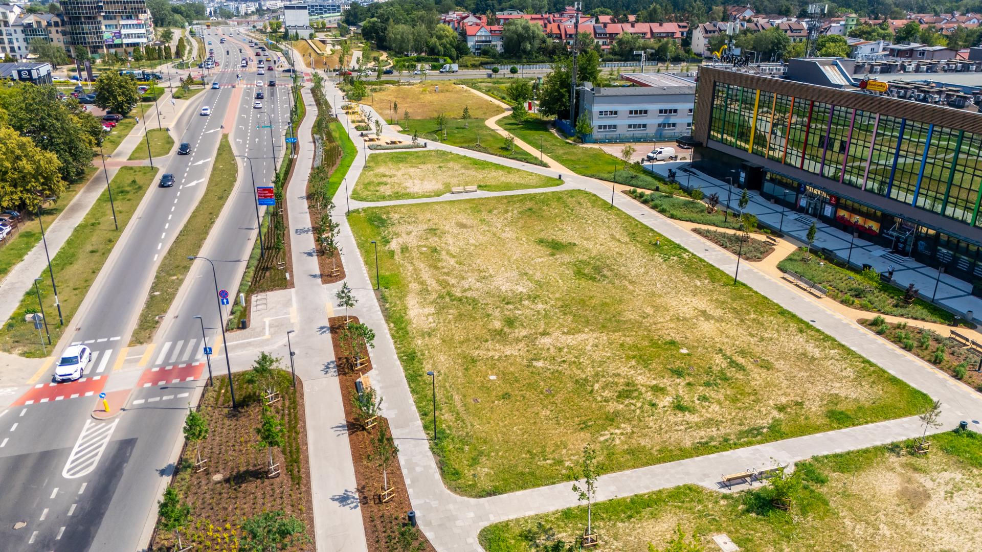 Park nad Południową Obwodnicą Warszawy w Warszawie