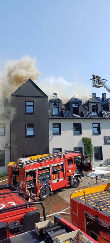 Pożar hotelu Senator w Starachowicach