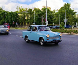 Parada zabytkowych pojazdów w Szczecinie