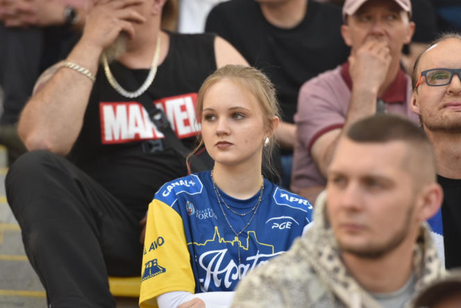 PRES Grupa Deweloperska Toruń - Gezet Stal Gorzów: Zdjęcia kibiców z meczu 7. kolejki PGE Ekstraligi na Motoarenie