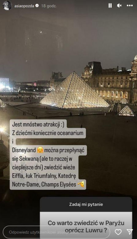 Joanna Opozda pokazała synkowi Paryż 