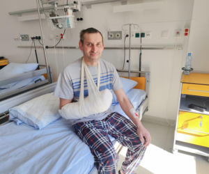 Wojciech Różycki stracił dłoń