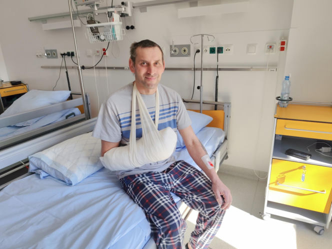 Wojciech Różycki stracił dłoń