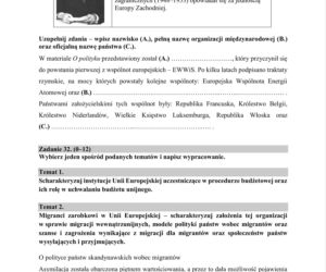 Matura próbna 2020 WOS