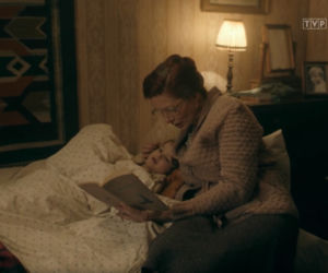 Stulecie Winnych 4, odc. 43: Ania (Urszula Grabowska), Staś (Samuel Wojtasiak)