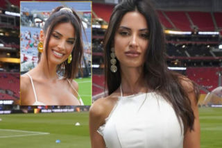 Jej dekolt stał się ozdobą MŚ 2026! Piękna dziennikarka nową miss mundialu? [ZDJĘCIA]