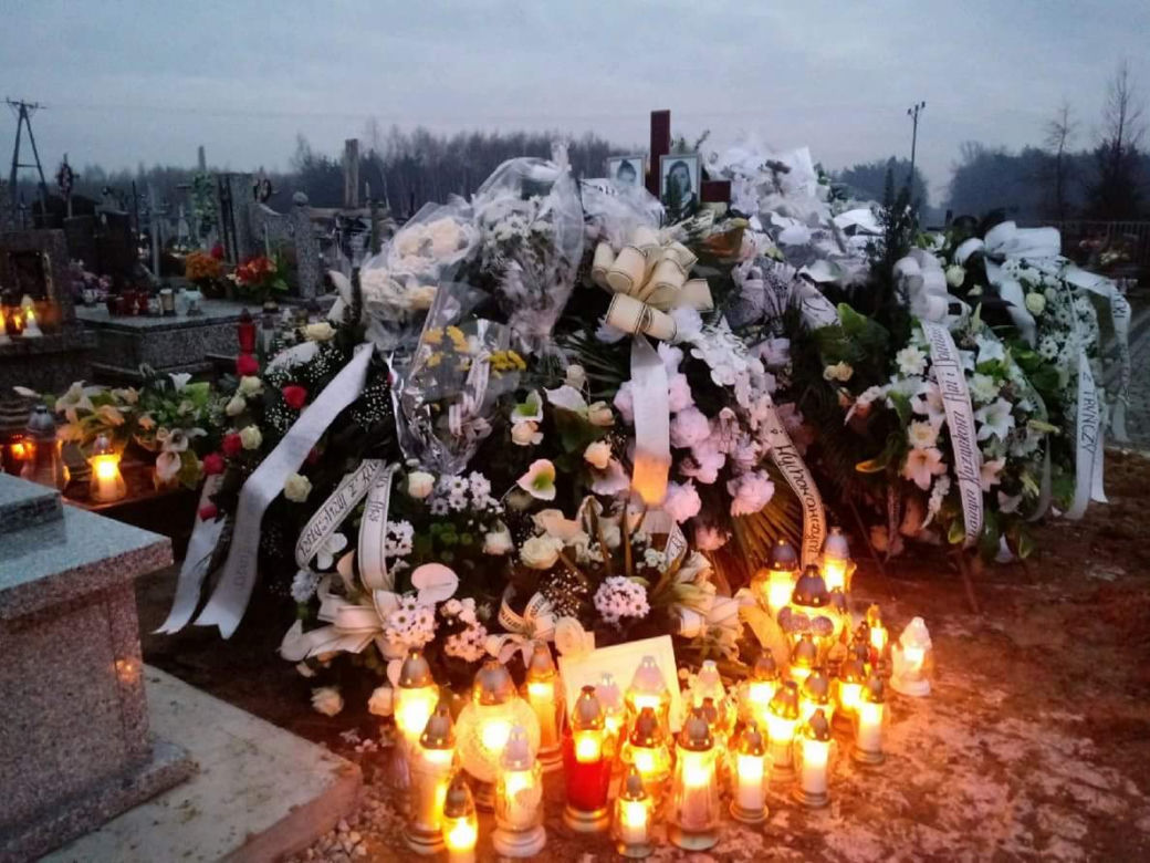 Pogrzeb Dominiki i Anny - Tryńcza