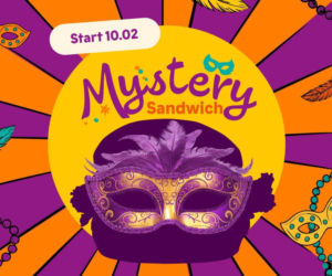 Mardi Gras w Popeyes z tajemnicą i podróżą w rolach głównych.  Mystery Sandwich oraz wycieczka do Nowego Orleanu czekają