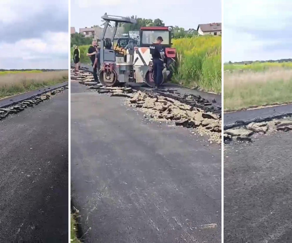 Rolnik z Ostropy usłyszał zarzuty za zaoranie asfaltu. Jest wniosek o areszt