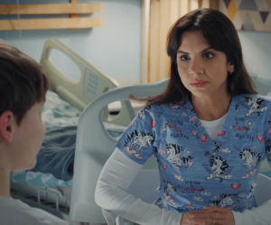 M jak miłość odc. 1916. Franek (Jarosław Śmigielski), Aneta (Ilona Janyst)