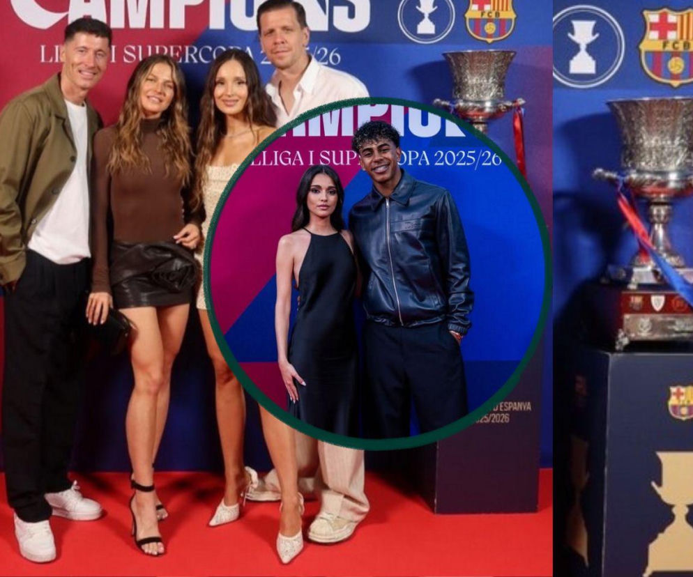 Huczna impreza piłkarzy FC Barcelony. Nowa partnerka Yamala i niespodzianka dla Lewandowskiego
