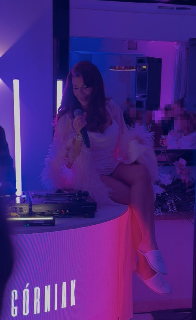 Edyta Górniak tańczyła w szlafroku i kapciach