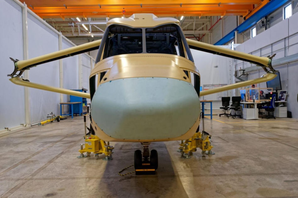 Śmigłowiec Airbus Racer w budowie