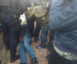 Bydgoszcz: Wielka awantura podczas wystąpienia Andrzeja Dudy