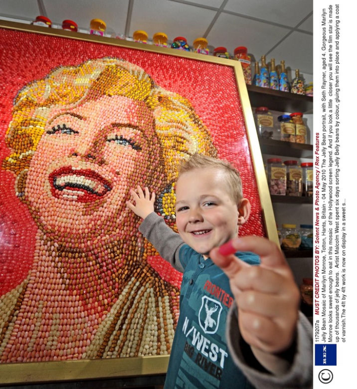 Marilyn Monroe z żelek