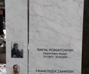 Grób Rafała Poniatowskiego, dziennikarza TVN24
