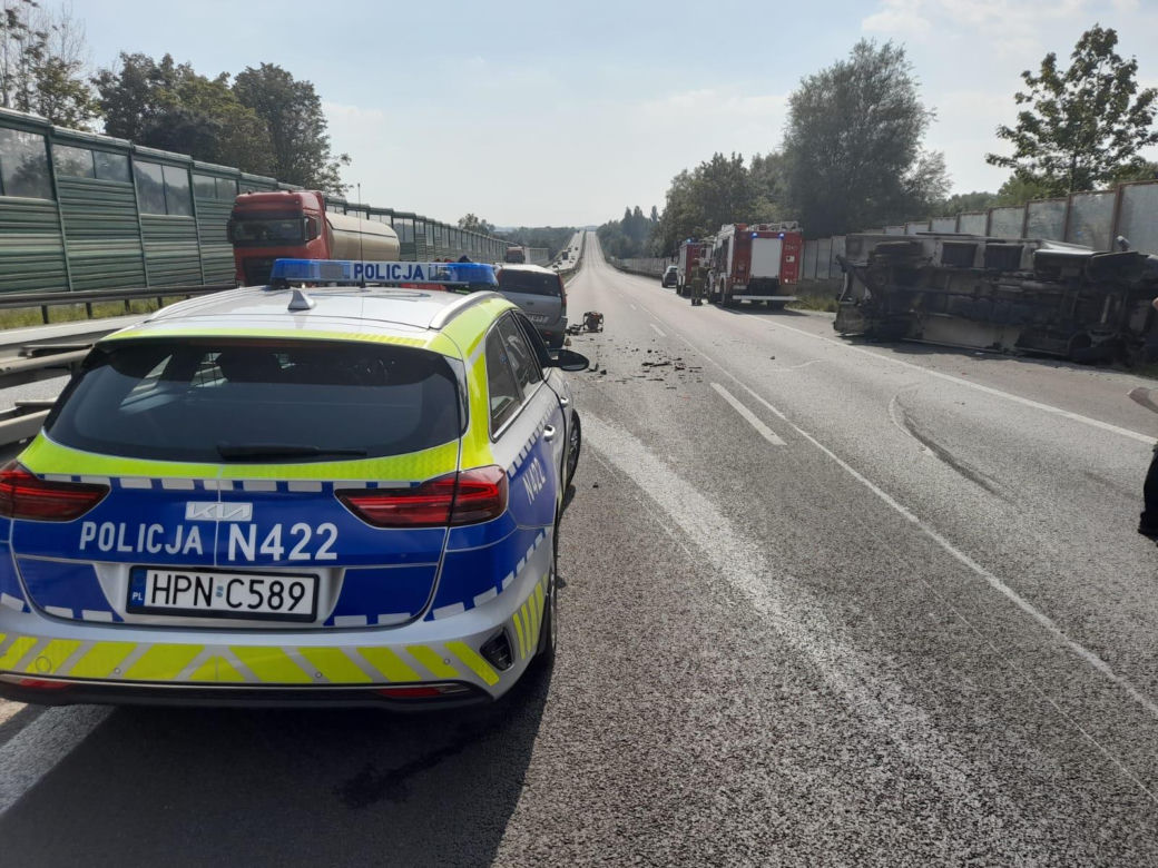 Straszny wypadek na Obwodnicy Trójmiasta. Dwaj mężczyźni zginęli przed wjazdem na A1