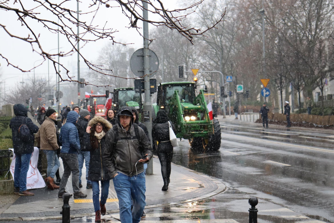 Protest rolników w Poznaniu 