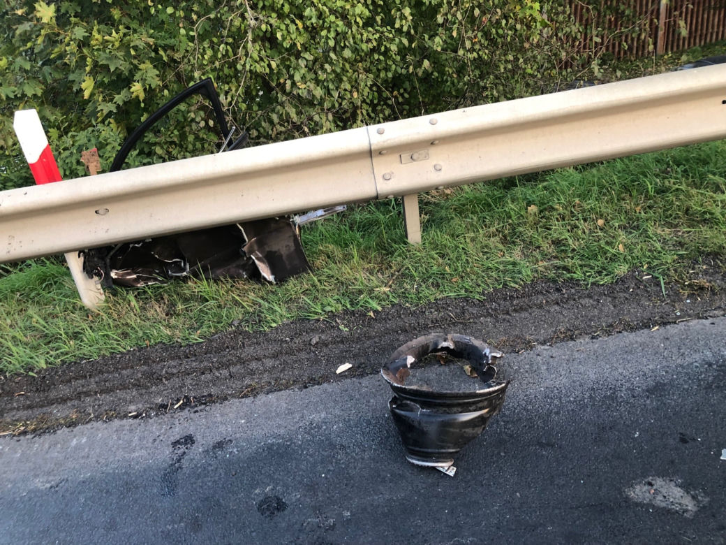 Poranny wypadek w Ostromecku! Dwie osoby trafiły do szpitala [ZDJĘCIA]