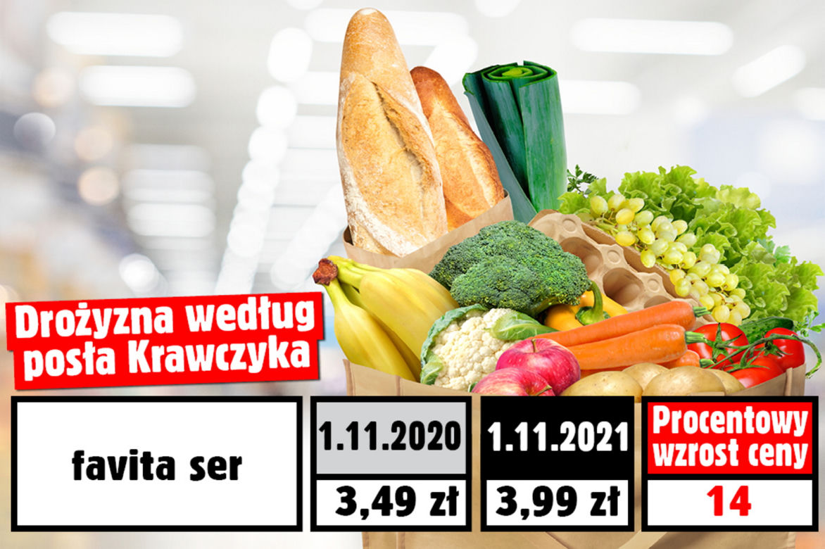 Wzrost cen wg. posła Krawczyka