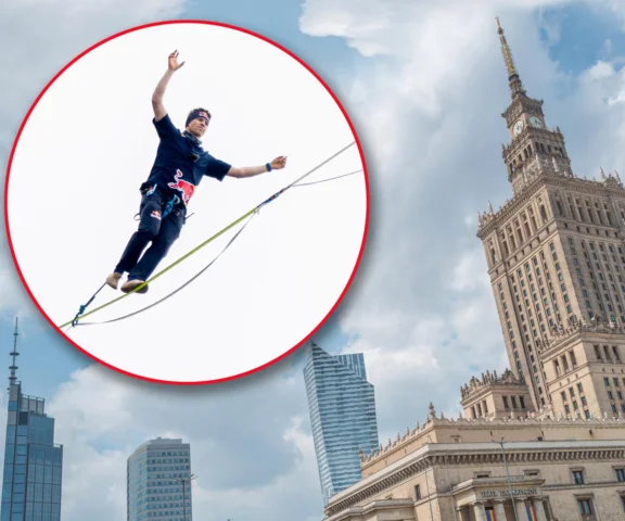 Historyczny spacer nad centrum Warszawy. 500 m na zawrotnej wysokości