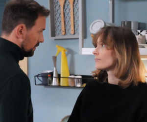 Barwy szczęścia odc. 3361. Marcin Kodur (Oskar Stoczyński), Renata (Anna Mrozowska)