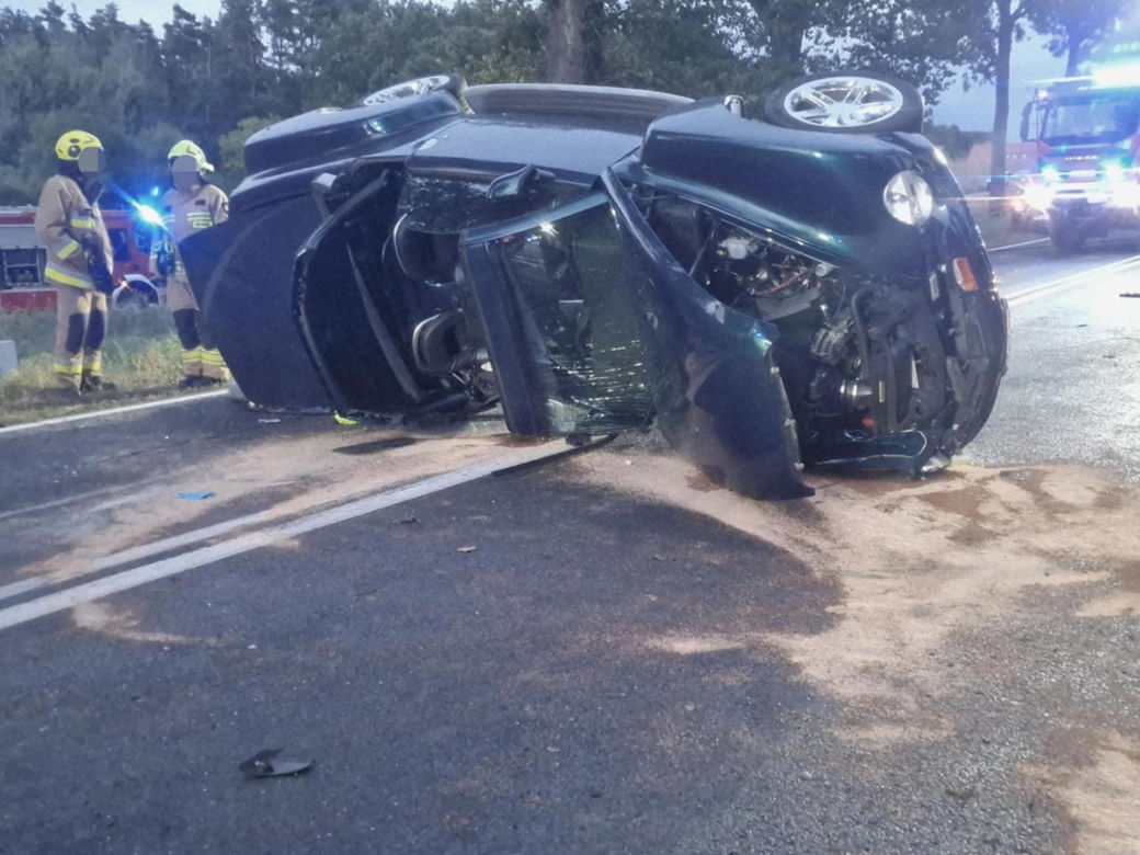 Przytoczna. Śmiertelny wypadek na DK 24. 49-latek nie żyje [ZDJĘCIA].