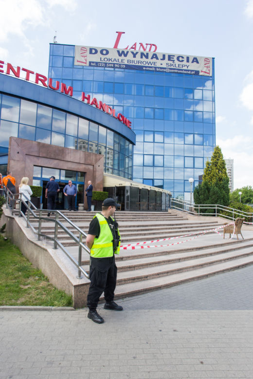 Eksplozja w centrum handlowym