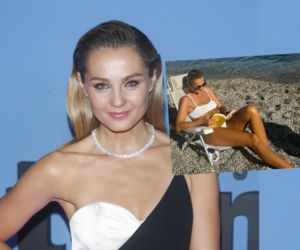 Małgorzata Socha gra nogami