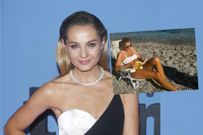 Małgorzata Socha gra nogami