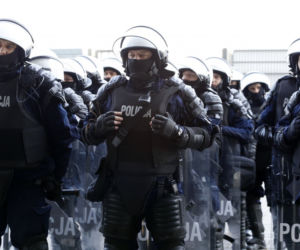 Starcia policji i kibiców na Arenie Lublin!