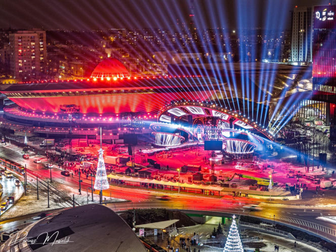 Sylwester w Katowicach - scena