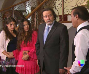 Dzikie serce (Corazon indomable). Maricruz (Ana Brenda Contreras), Alejandro (Cesar Evora), Solita (Gaby Mellado)