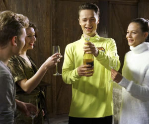 Barwy szczęścia odc. 2007. Jonasz (Bartosz Włodarczyk)  -brat Józka, Ewelina (Elżbieta Nagel), Józek (Patryk Pniewski), Julita (Katarzyna Sawczuk)