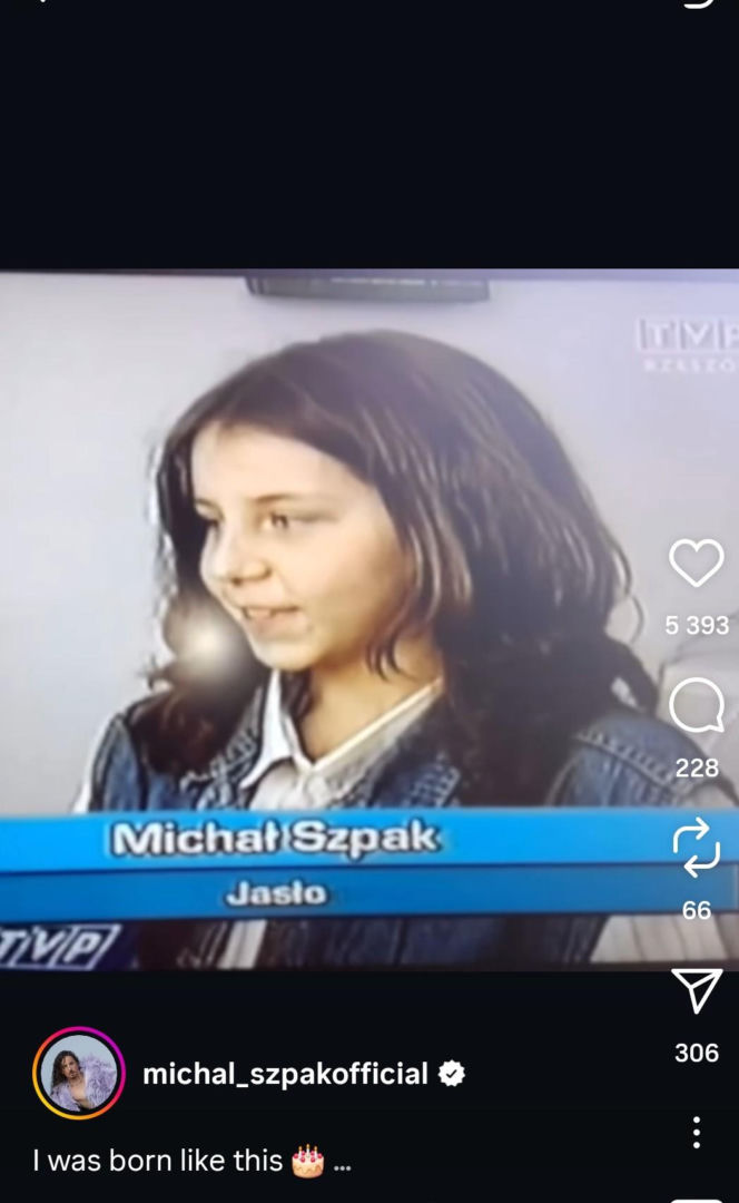 Tak Michał Szpak wyglądał jako trzynastolatek. Piosenkarz już wtedy miał zadatki na wielką gwiazdę