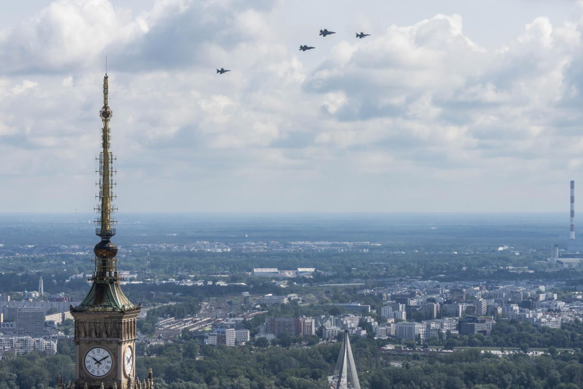Nad Polską przeleciały ultranowoczesne myśliwce F-35!