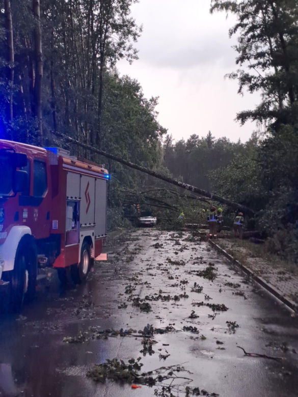 Potężna nawałnica przeszła przez woj. lubelskie. Straty są ogromne, jedna osoba jest ranna [ZDJĘCIA]