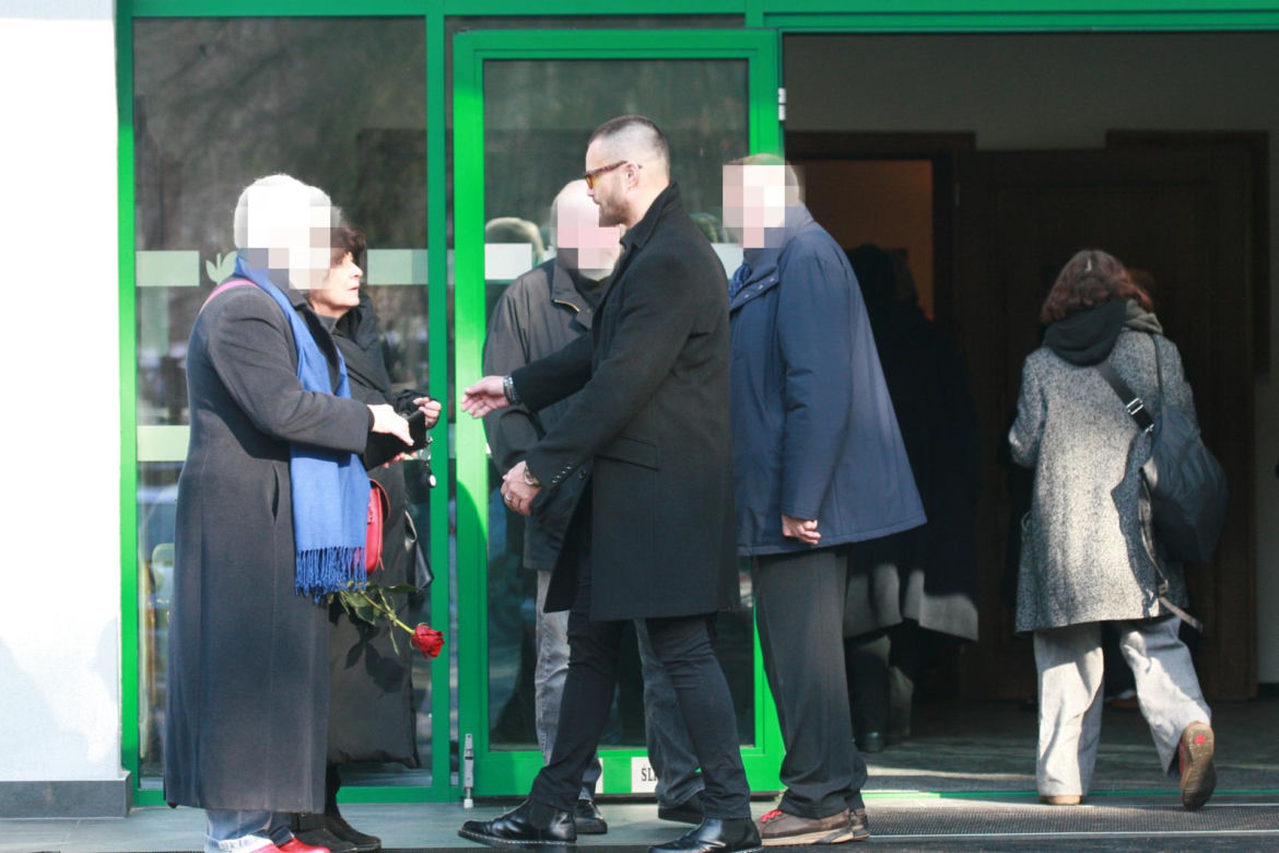 Pogrzeb Mirosława Krawczyka w Gdańsku: Aneta Zając i Mikołaj Krawczyk