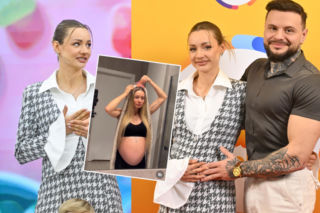 Ciężarna Pamela z FitLovers w Halo, tu Polsat. Gdzie jest ciążowy brzuszek? 