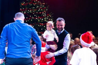 Urocze mikołajki Kosiniaka-Kamysza z żoną i dziećmi