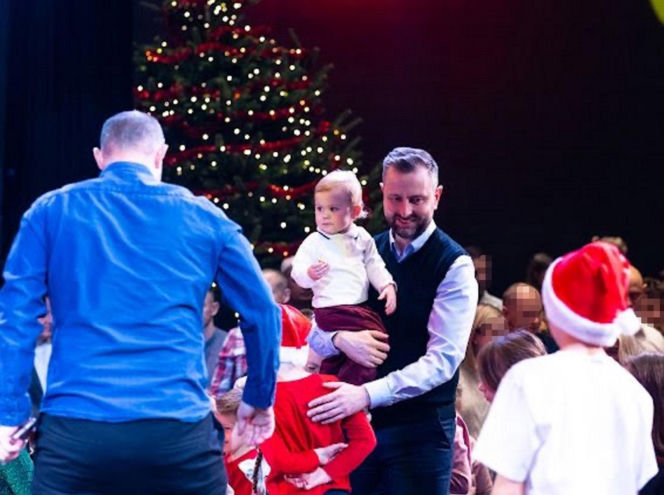 Urocze mikołajki Kosiniaka-Kamysza z żoną i dziećmi