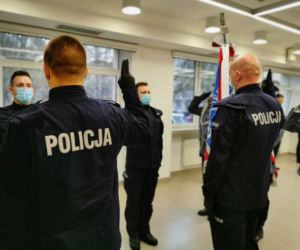 Nowi funkcjonariusze w szeregach białostockiej policji [ZDJĘCIA]