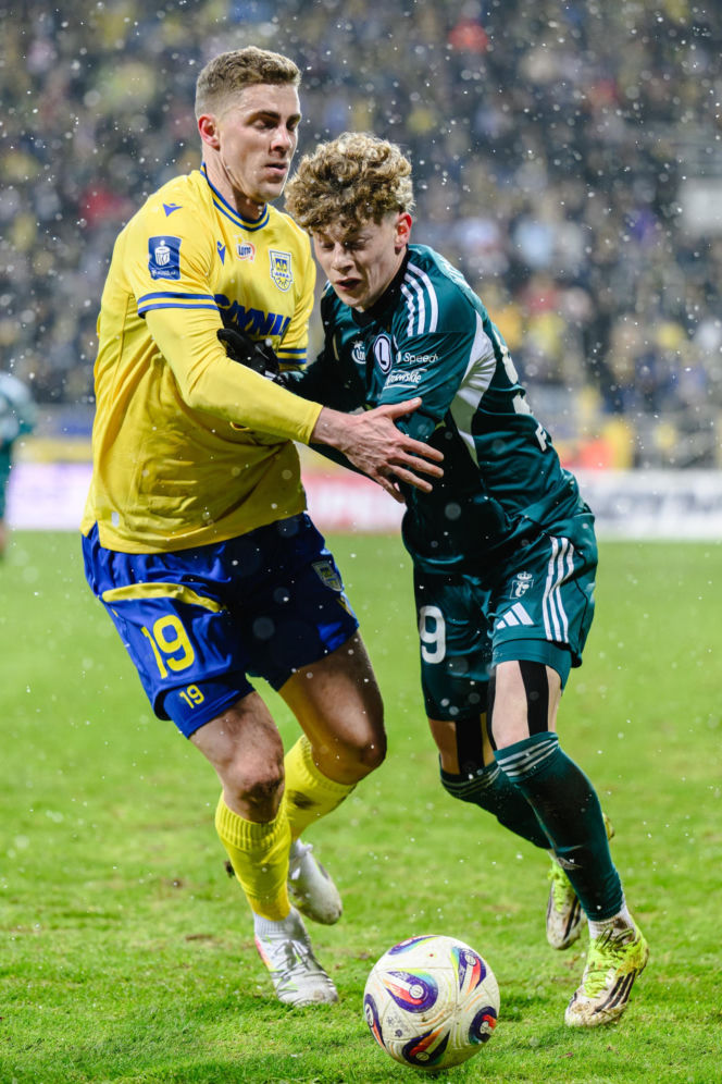 Arka Gdynia - Legia Warszawa: Zdjęcia z boiska