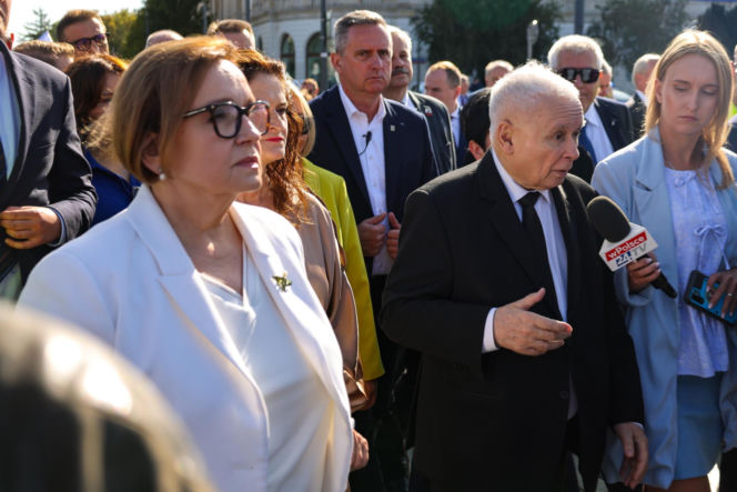 Jarosław Kaczyński na miesięcznicy smoleńskiej