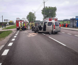 DK 61. Wypadek pod Grajewem