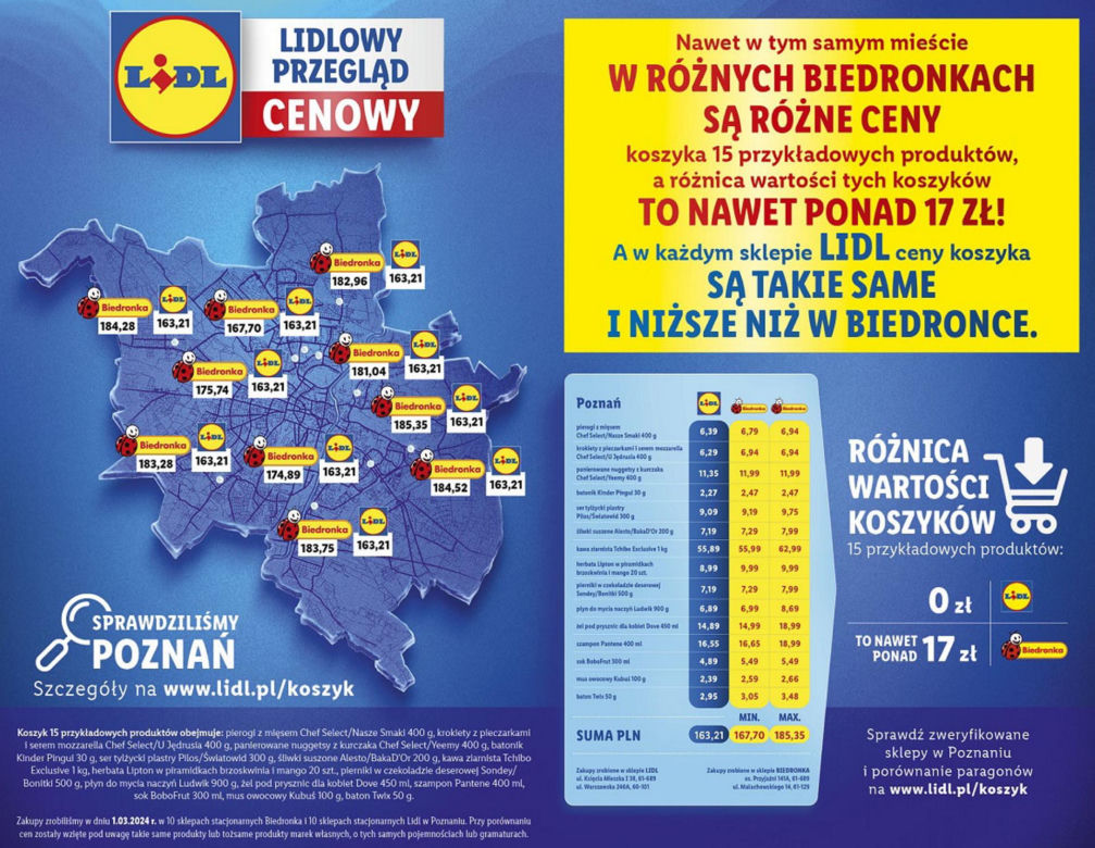 Ceny w Lidlu