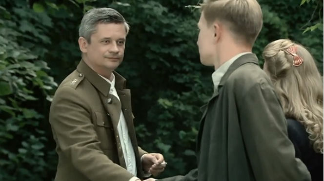 Czas honoru Powstanie odc. 7. Michał (Kuba Wesołowski), Maliszewski (Piotr Grabowski)